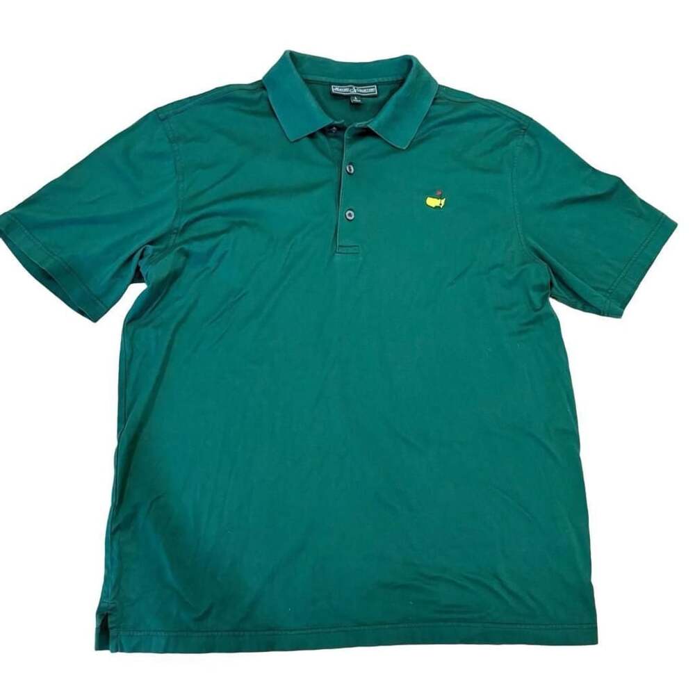 The Masters Collection Men’s Short Sleeve Polo Shirt L Green Augusta National